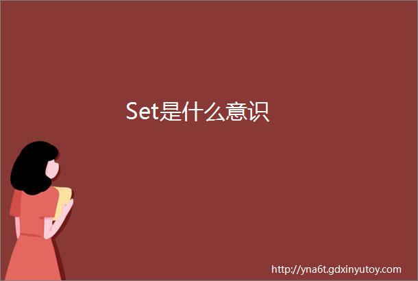 Set是什么意识